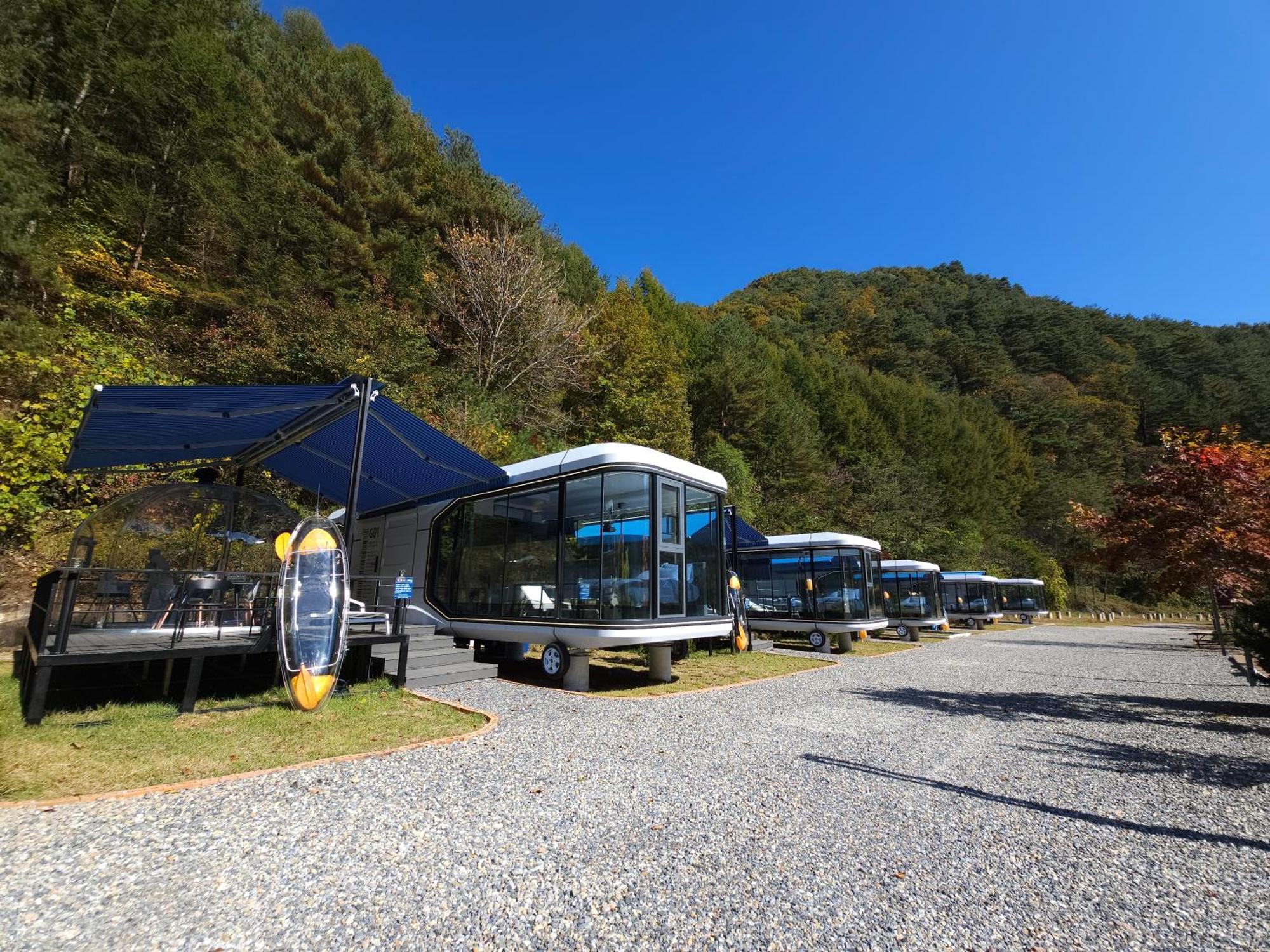 Galaxy X Hotel Type Caravan Glamping & Pension Pyeongchang Exterior photo